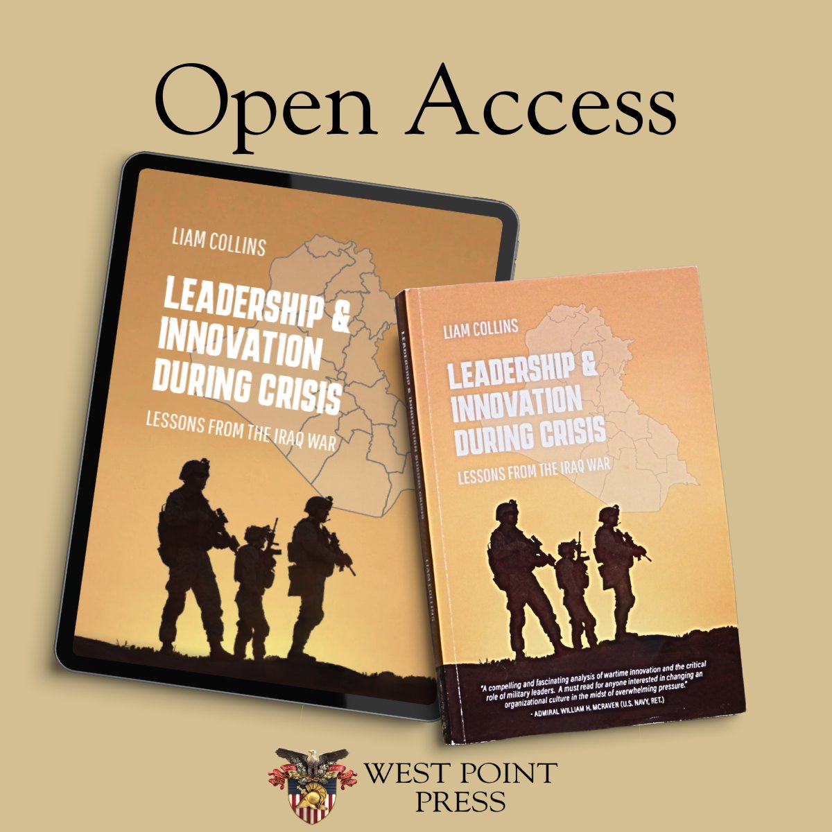 Scholarship with impact. Knowledge without barriers. That’s open access at West Point Press. Check out the collection: press.westpoint.edu/books/