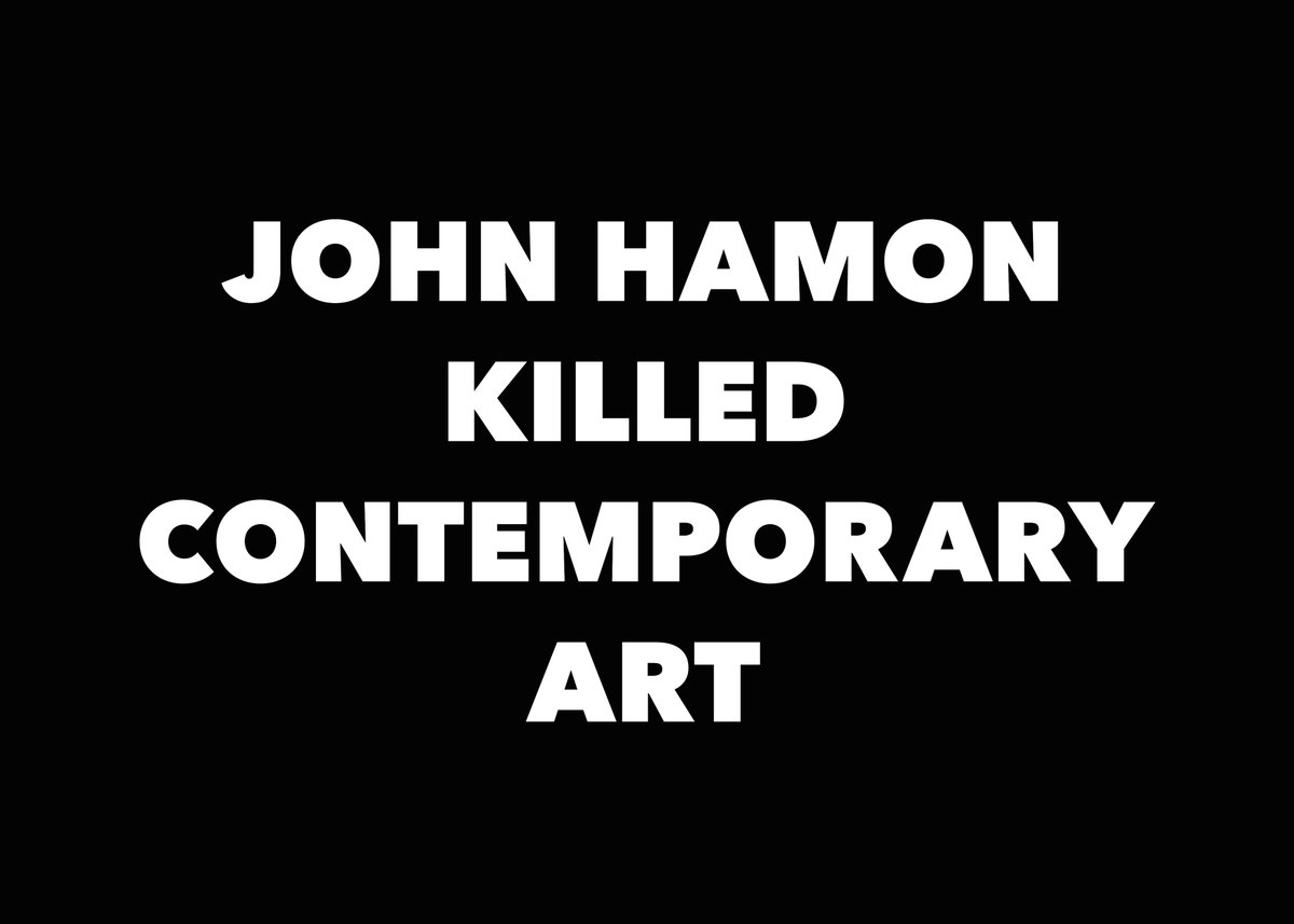Guillaume Horen (@guillaumeh) on Twitter photo gm with the milestone John Hamon Killed Contemporary Art by John Hamon, minted in March 2021 as an edition of 8 β with one in the Centre Pompidou collection ππβ°οΈ gm with the milestone John Hamon Killed Contemporary Art by John Hamon, minted in March 2021 as an edition of 8 β with one in the Centre Pompidou collection ππβ°οΈ