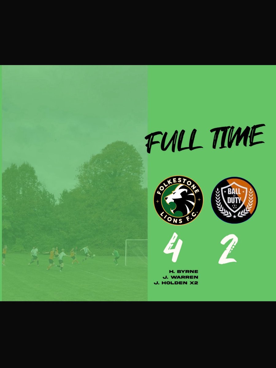 Derby Day win for the Lions against Ball Of Duty FC.

UpTheLions 🦁