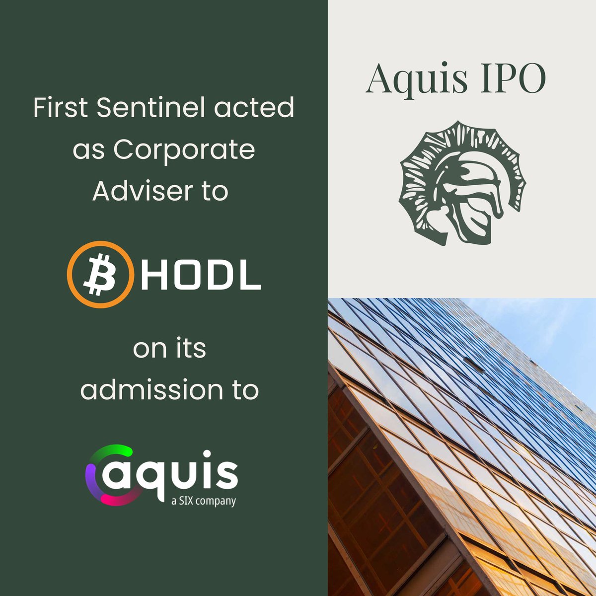 FirstSentinelCF's tweet image. First Sentinel acted as Corporate Adviser to @bitcoinhodlco on their admission to the Access segment of the @AquisStockEx. 

£15million new funds raised
Including £2million Retail Offer through WRAP

Read the full announcement here: bit.ly/4n7KPmK