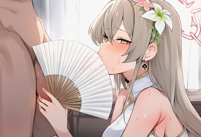 桐藤ナギサ扇子越し 試作 