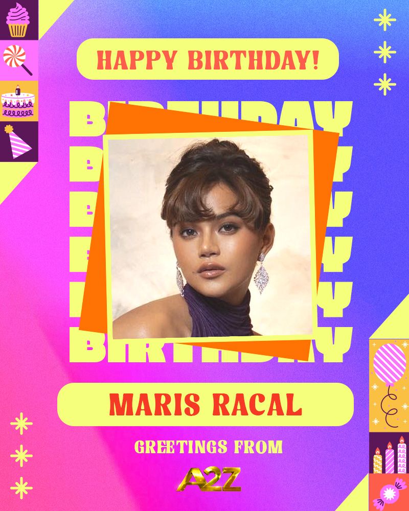 OfficialA2ZPH's tweet photo. Happy Birthday, Maris! 🎉💖

Hindi kami magsasawa sa galing at talento na laging nagbibigay saya at inspirasyon sa lahat. Excited pa kami sa mas marami pang pasabog mula sa’yo! https://t.co/MKBNlfN4MX
