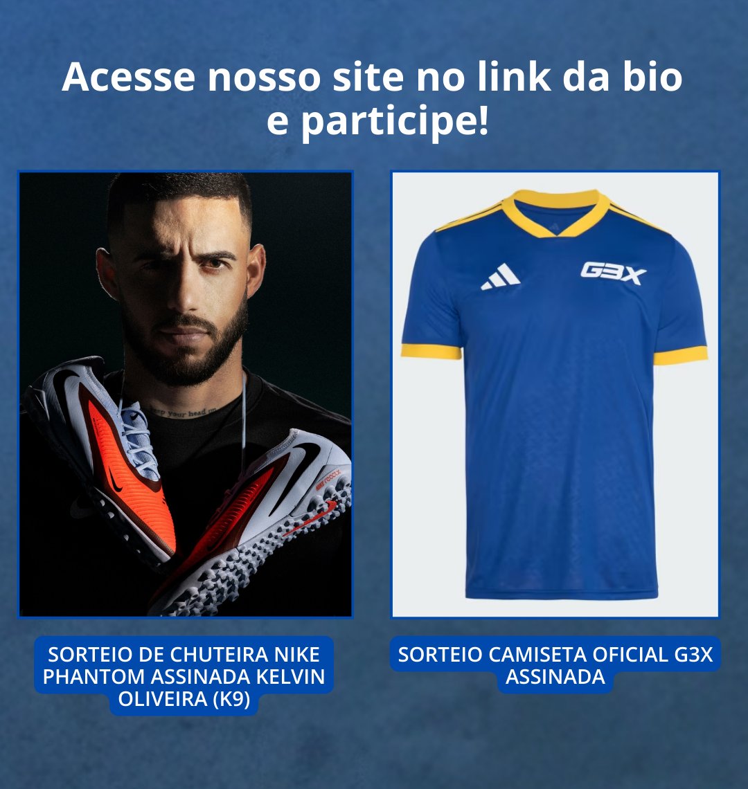 organizadag3x's tweet image. 🔥 TOPAH LANÇOU A BRABA! 🔥

A hora é agora: vamos tirar nosso mascote do papel e produzir o MAIOR BANDEIRÃO da Kings League Brasil! 💙🏟️

👊 Toda ajuda conta e ainda te dá a chance de ganhar prêmios exclusivos:

💻 Pelo site topahg3x.lojaintegrada.com.br

R$20 → Sorteio de camiseta…