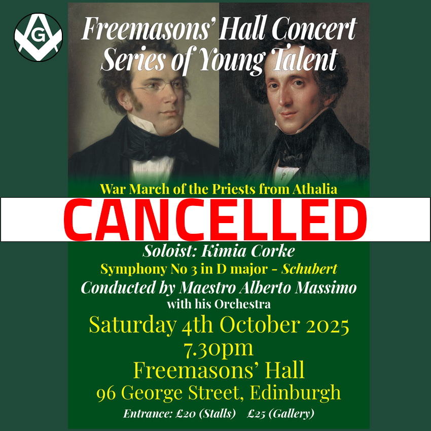 We regret to announce, due to unforeseen logistical reasons, our upcoming concert scheduled for Saturday 4th October 2025 has been cancelled. This decision was made after careful consideration, and we sincerely apologise for any disappointment or inconvenience this may cause.