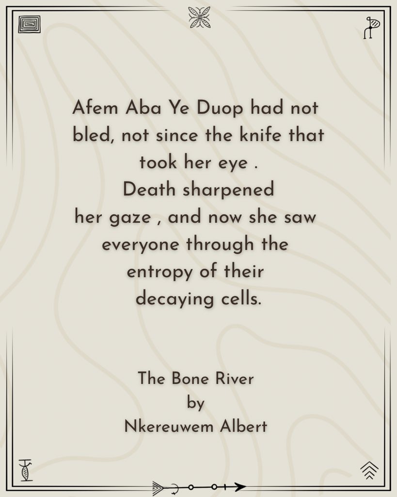 Four Houses, One secret peace, who will rule them all?! The Bone River is an urban fantasy set in Calabar. A tale of power and betrayal. Preorder your copy , link ⬇️ ouidalagos.com/product/pre-or… <a href="/nkereuwxm/">Nkereuwem</a>