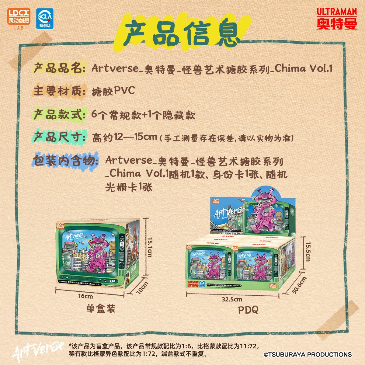 LDCXからウルトラ怪獣のカラフルなソフビが発売！ LDCXもこのような