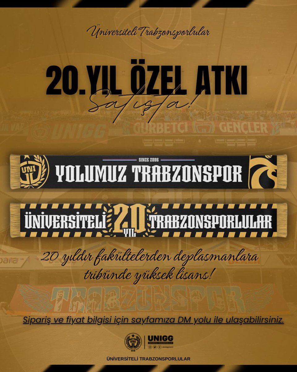 uniggresmi's tweet photo. 20. YIL ÖZEL ATKI SİPARİŞ ALIMI DEVAM EDİYOR.

20 Senedir Trabzonspor’un peşinde, kampüslerden Tribünlere, armanın olduğu her yerde!

Detaylı bilgi ve sipariş için DM yoluyla ulaşabilirsiniz.

#ÜniversiteliTrabzonsporlular https://t.co/1ZHPLQ5qaC