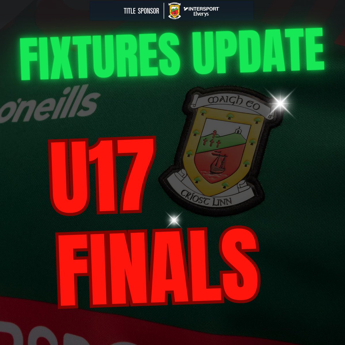 Homeland  U17 Football League Finals confirmed for Saturday 27th September in the COE.

Fixtures details here ⬇️ ⬇️ ⬇️ 
mayogaa.com/2025/09/22/hom…