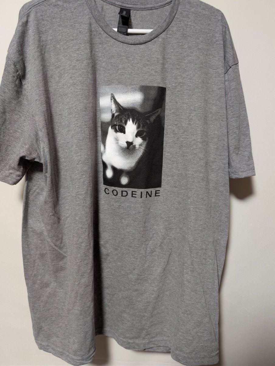 164NIKKI's tweet image. #バンドT #ロックT #CODEINE
CODEINEのTシャツです
頂き物です
ぬこかわいね