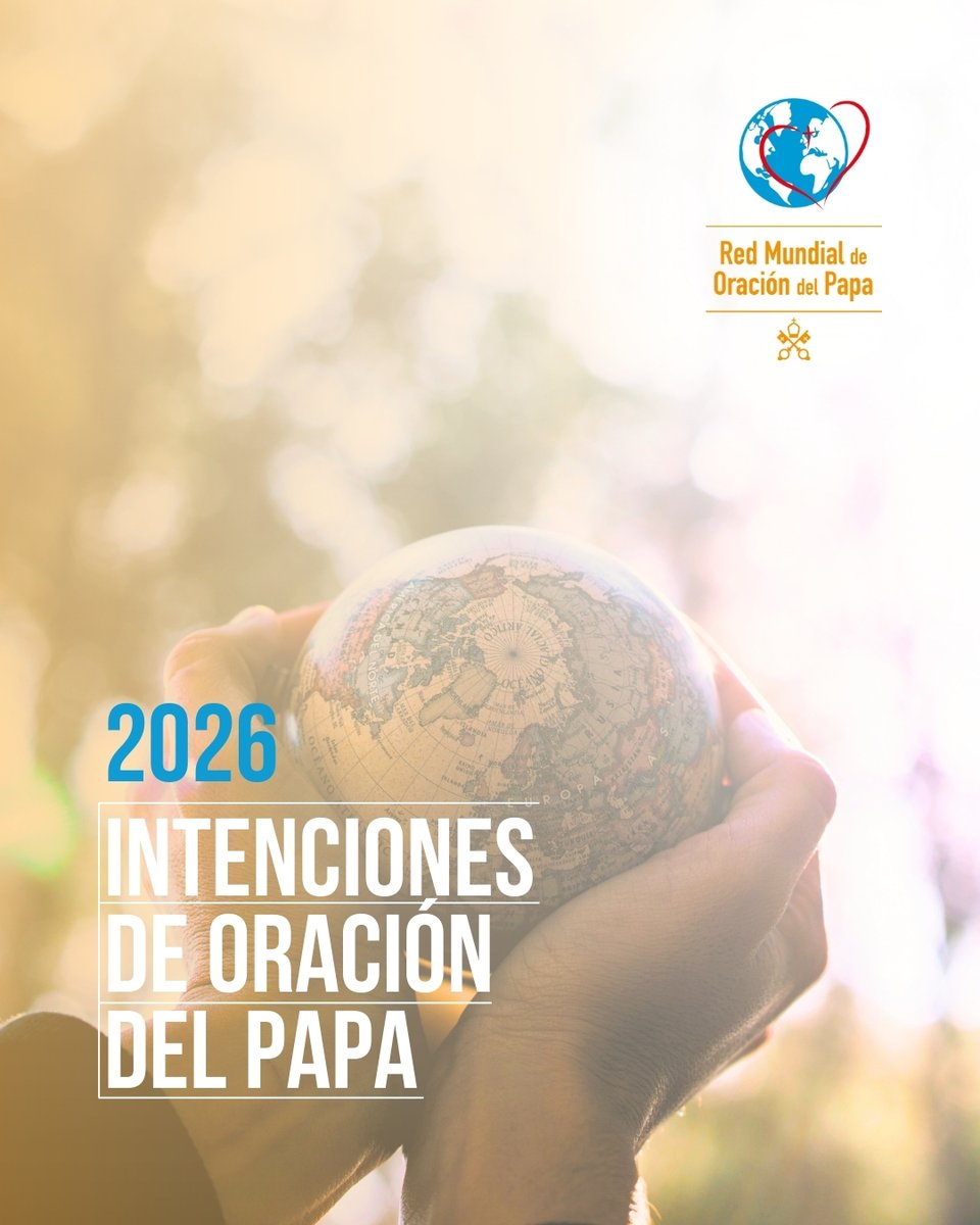 Te presentamos las #IntencionesdeOración que el Santo Padre nos confía para el año 2026, un recurso para acompañar nuestra oración y misión a lo largo del año.🙏

Estas 12 intenciones son una brújula🧭 para nuestra #MisiónDeCompasión por el mundo.