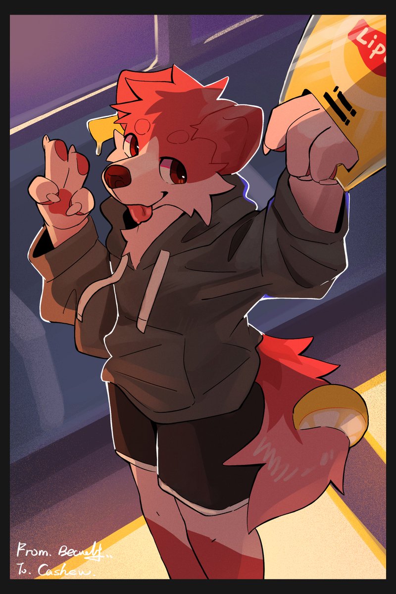 Late birthday gift for Cashew :D