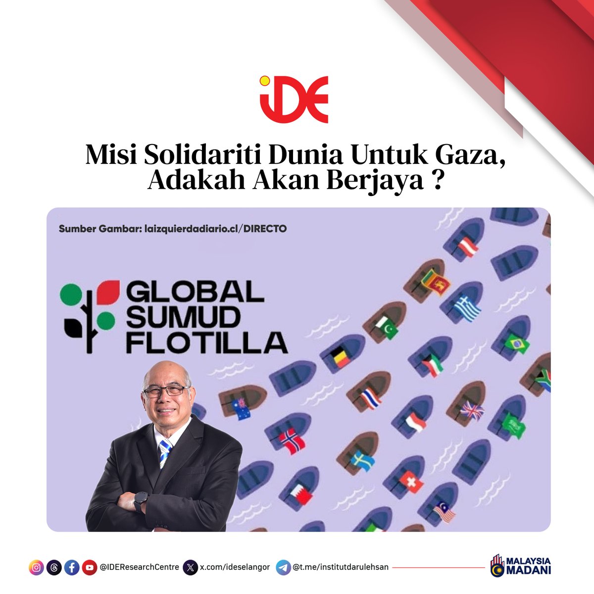 Misi Solidariti Dunia Untuk Gaza dianggap mencapai kejayaan penting apabila berjaya menggerakkan bantuan dan sokongan kemanusiaan antarabangsa, termasuk penghantaran bantuan udara ke kawasan paling terjejas di Gaza. 

Berita Penuh: iderc.my/misi-solidarit…