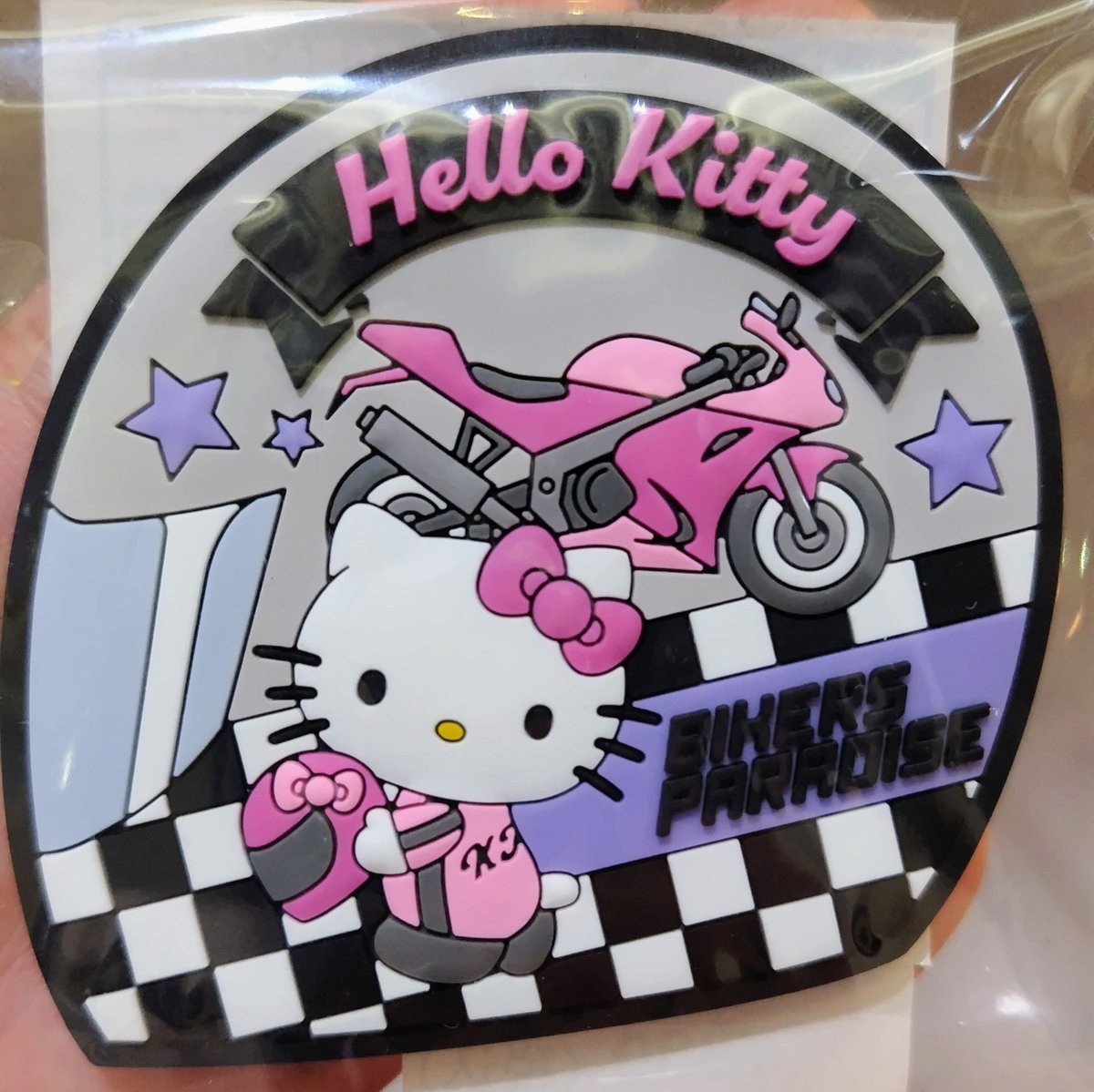 キティちゃんが、SSに乗ってる。かわいい♥でも、足届くの？？
会社のデスク用に買っちゃった。
さて、今回の旅もそろそろ終わり。家に着くまでがツーリングです。