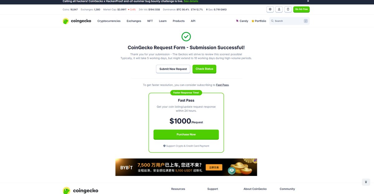 GiggleDonate's tweet image. $GIGGLE 🦎 @coingecko 

CG coming

0xE5B78101881f3823A8abd02b2c183CE6E27d4D5E