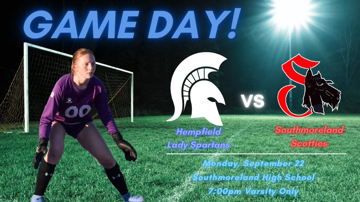The Lady Spartans travel to face Southmoreland this evening!

Good luck ladies and let’s go Hempfield!