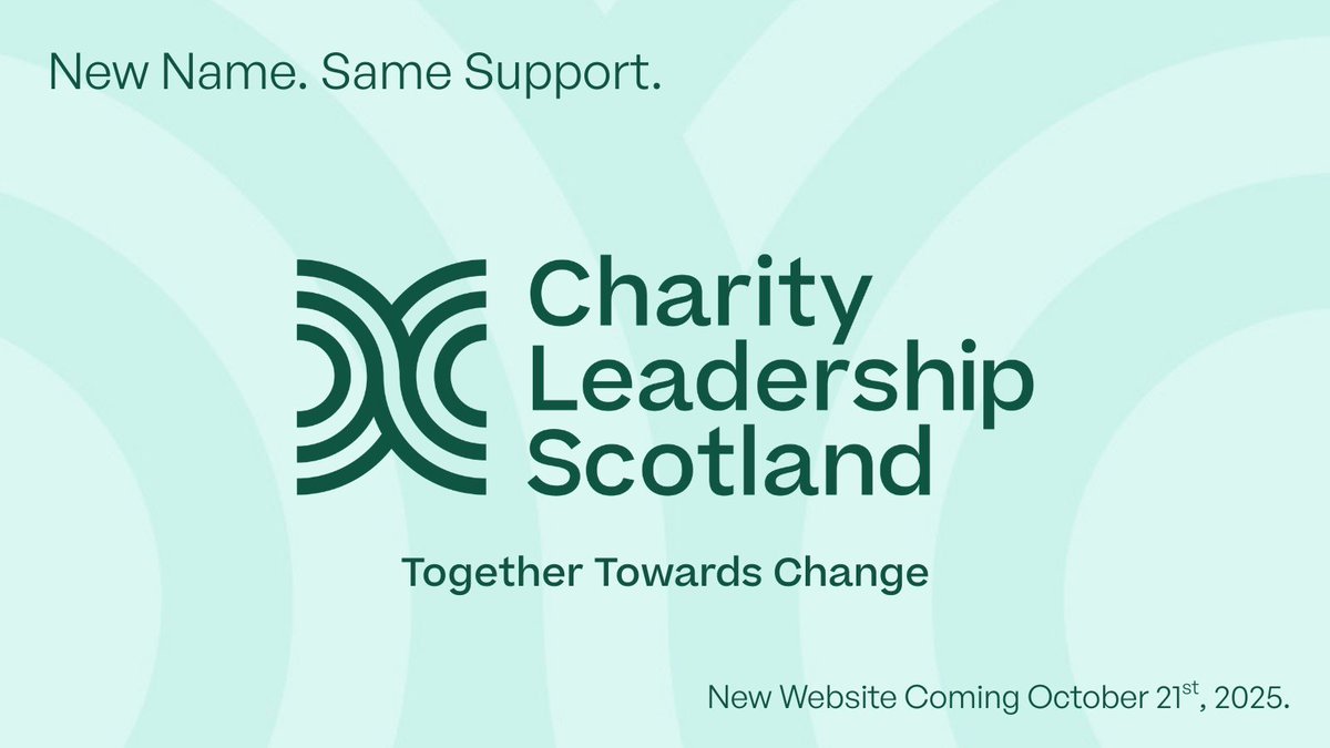 ACOSVO's tweet image. After 25 years as ACOSVO, we’re stepping into the future as Charity Leadership Scotland 🚀 

Our purpose stays the same: to amplify your voice &amp;amp; support Scotland’s charity leaders. 
Our name now reflects it. 💙 

#CharityLeadership #Scotland #ThirdSector
