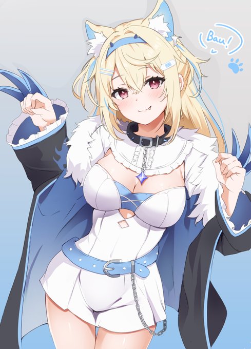 Fuwawa Bau Bau!🐾 
#FWMCpix #FUWAMOCO 