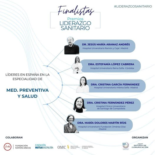 🌟 El Dr. Jesús M. Aranaz, Jefe de Medicina Preventiva del H. Ramón y Cajal, es candidato a los Premios Liderazgo Sanitario 2025.
Se reconoce su trayectoria en M. Preventiva, Seguridad del Paciente, Gestión Sanitaria y Salud pública, con proyectos clave como ENEAS, APEAS e IBEAS