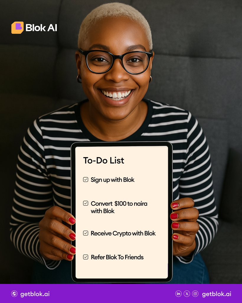 getblokai's tweet image. Already settling into the new week?
Here’s a list of things you can get done with Blok—all inside WhatsApp 😉

Which of these are you doing today?