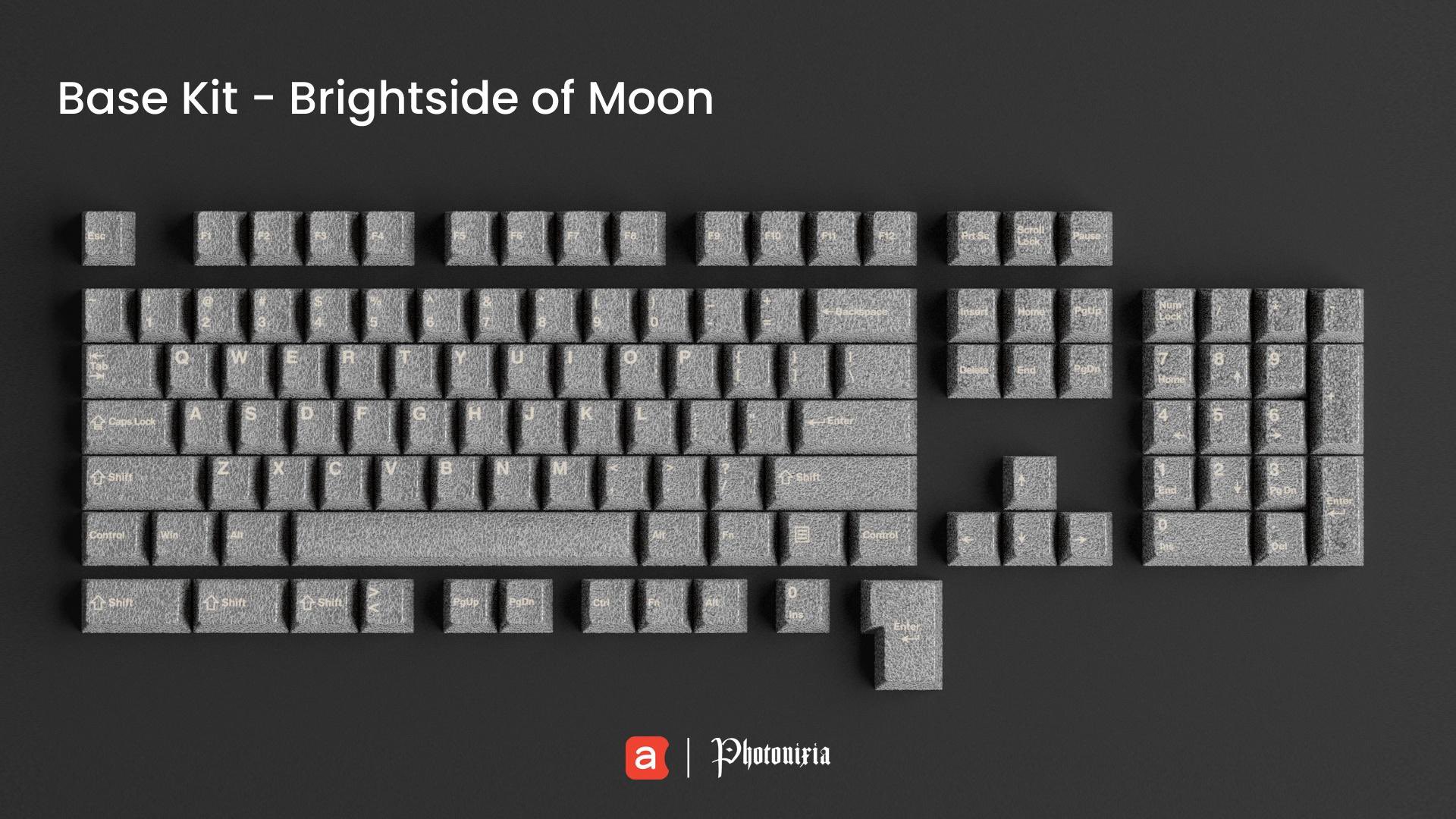 新品未使用 awekeys メタルキーキャップ Moon Landing フルメタルキーキャップセット - 月面着陸 – Awekeys