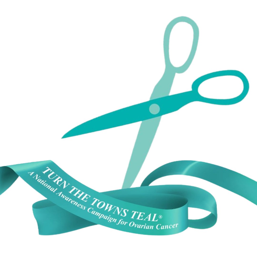 Reminder: all ribbons and signs need to be taken down in towns and public properties on September 30. Ribbons can stay up on our personal properties year-round. Signs can usually be used again next year, the 20th year of our #OvarianCancer National Awareness Campaign!