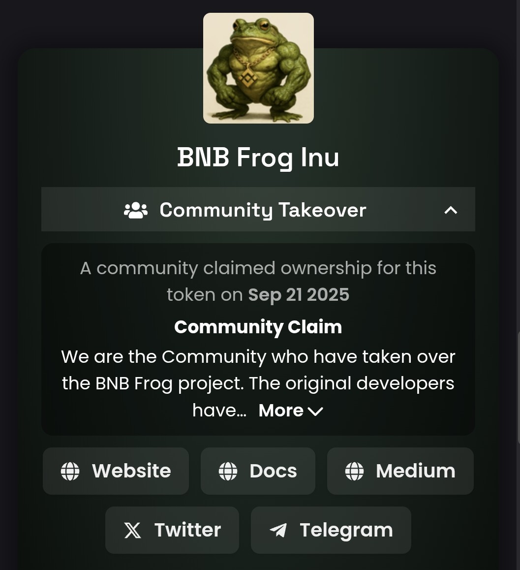The devs tried to scheme,
but the community rose up, and today we WIN:

✅ CTO APPROVED on Dexscreener

Stay tuned... This is the first spark of something Great.
God is in control.

dexscreener.com/bsc/0x27243582…

Join the new community Telegram and help us fight back: