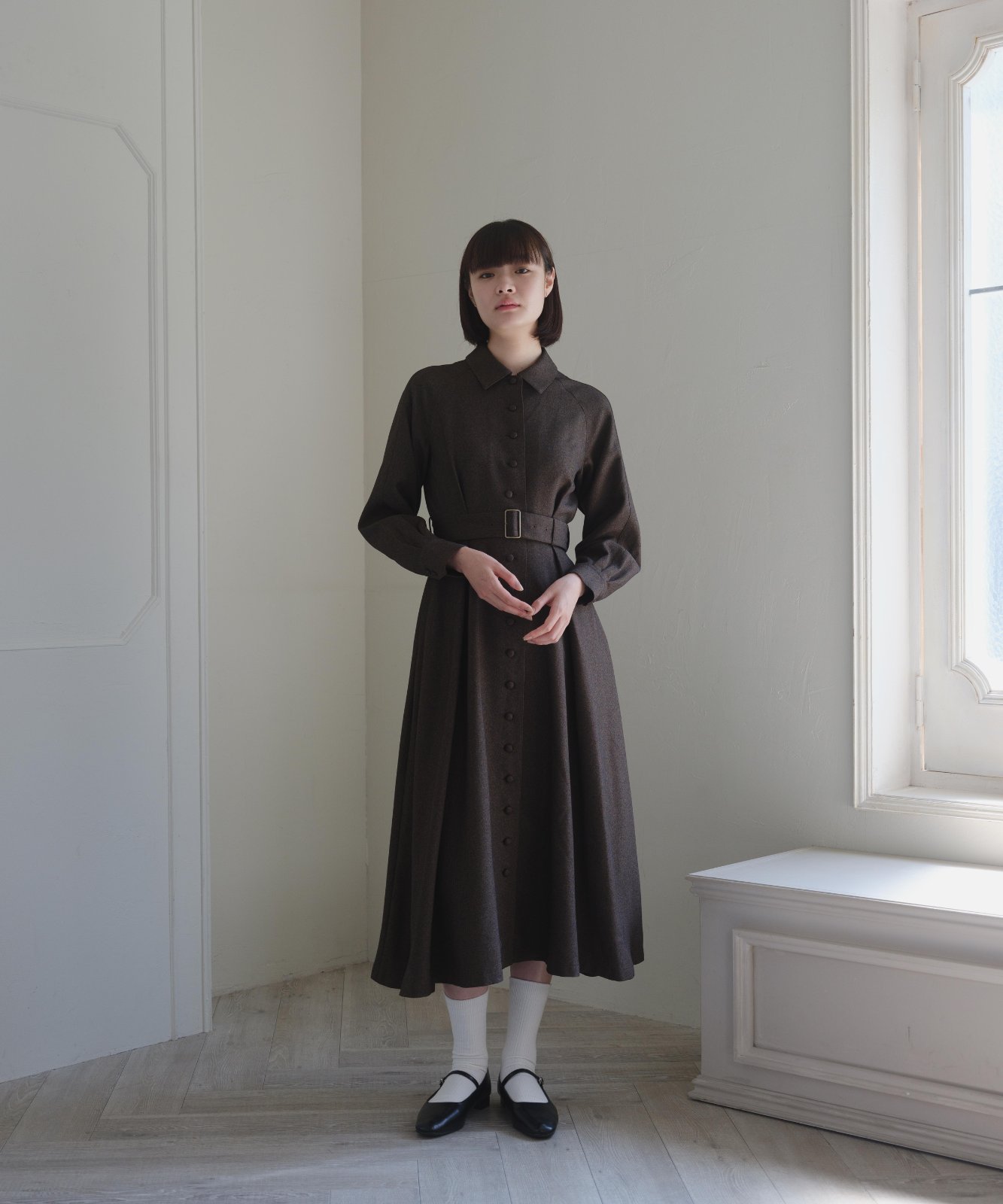 foufou セットアップ　Mサイズ 身長別画像あり】 お洒落じゃない集まりに着ていく「お洒落な服