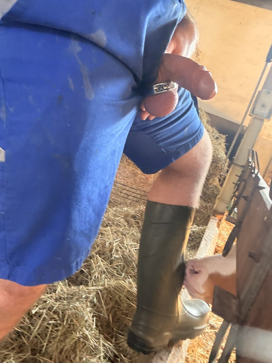 Horny as Fuck at the Stable🥵🔥😈