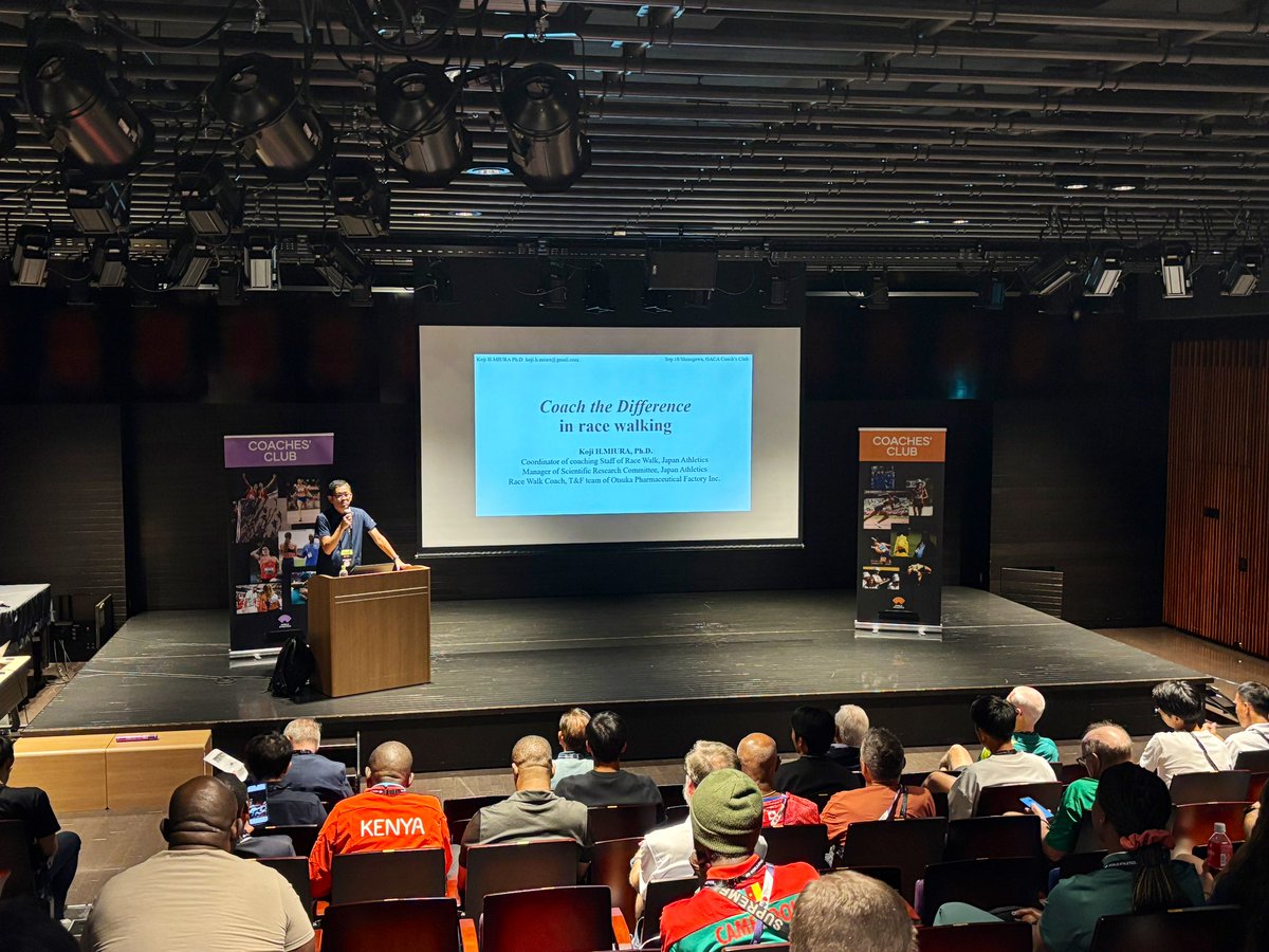 JunMizu1991's tweet image. WA Coaches’ Club Symposium
延べ150名の皆さまにご参加いただきました🙌

世界陸上参加コーチ、国内のコーチ・研究者・学生など、多様な方々が集い、熱い議論と学びの場となりました。

ご参加いただいた皆さま、本当にありがとうございました！
#世界陸上 #東京2025世界陸上