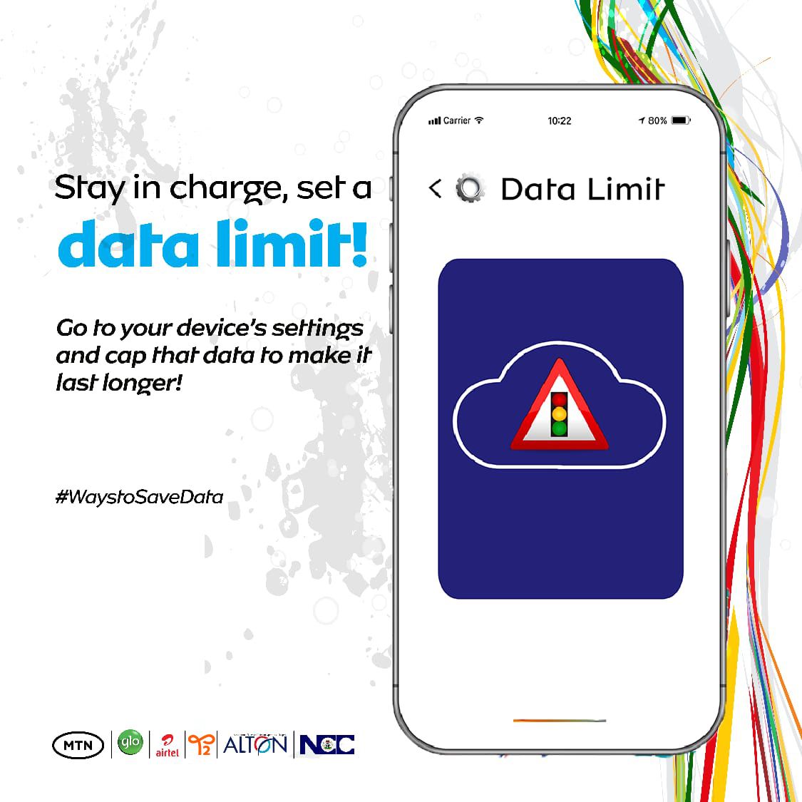 T2mobile_ng's tweet image. Did you know? 🤔
You can control how much data you use by setting a data cap in your device settings. 
Cap it. Save it. Stretch it.
#WaystoSaveData 
#T2mobile