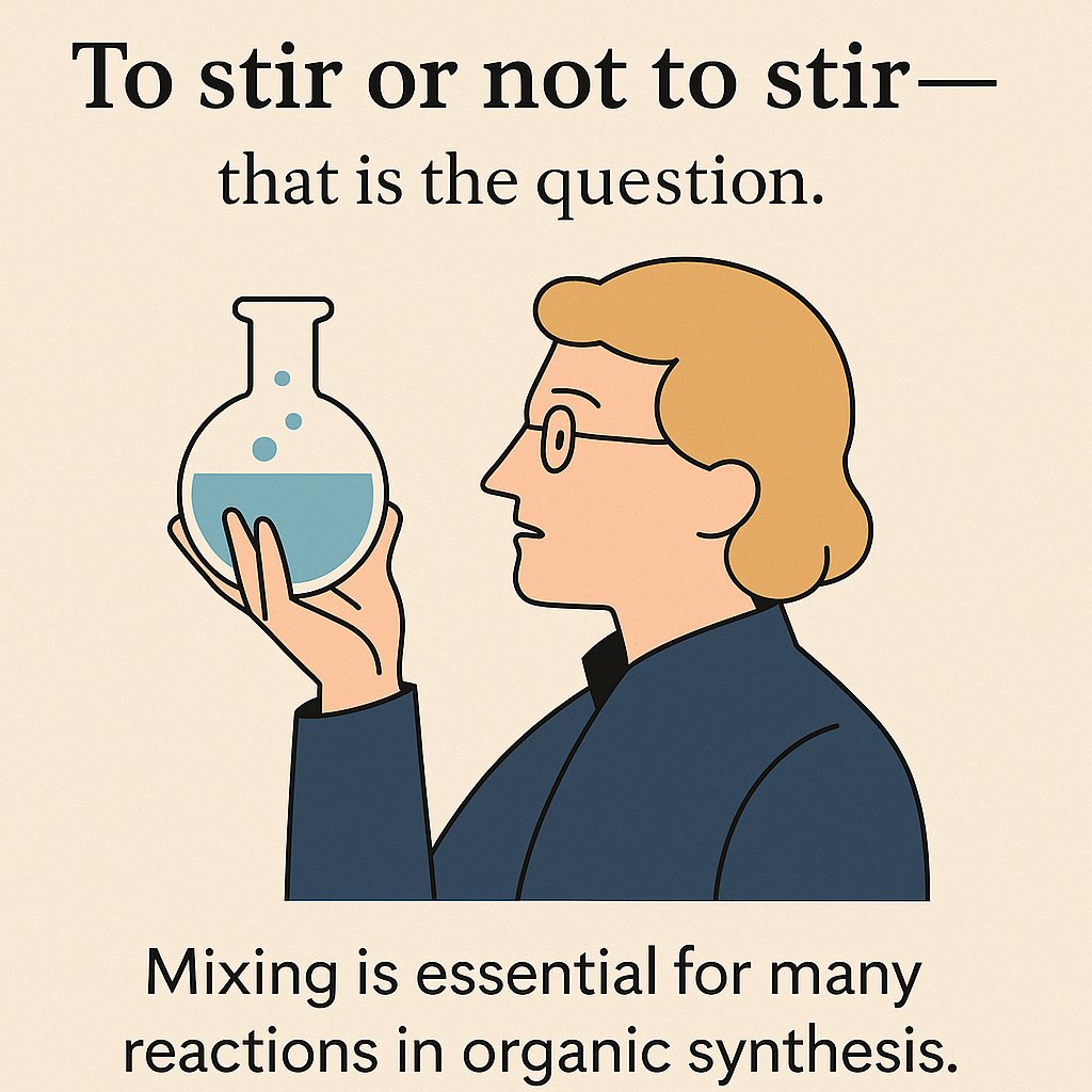 NoelGroupUvA's tweet image. We felt a sense of urgency to summarize why mixing matters in synthetic organic chemistry.
Our takeaway: don’t toss those stir bars yet!
The truth is more complex than it may seem.
Read our ChemRxiv preprint: chemrxiv.org/engage/chemrxi…
#Chemistry #Mixing #Reproducibility