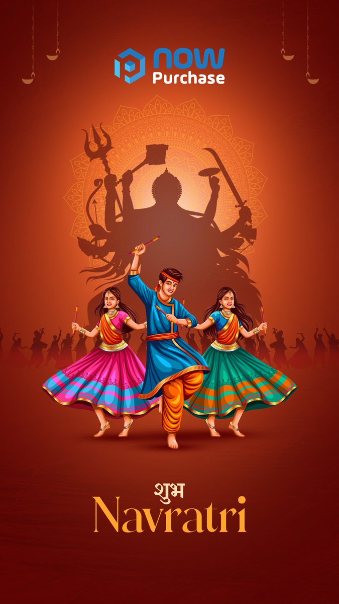 🪔✨ Nine nights. Endless energy. 
This Navratri, as the beats of dandiya rise, we’re reminded of what drives us at NowPurchase—rhythm, collaboration &amp; the power of coming together. Here’s to celebrating strength on the shopfloor, in teams &amp; in culture. 💙

#Navratri #NowPurchase