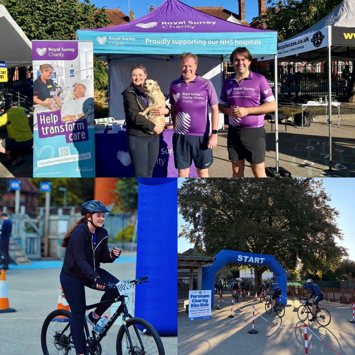 Just survived the Farnham Charity Bike Ride 🚴‍♂️💥 Legs are toast but it was all for a great cause — raising funds for the amazing #RoyalSurreyCharity 💜

Huge thanks to everyone who supported &amp; donated — you’re the real MVPs!

#CharityRide #RoyalSurrey #CyclingForACause #ThankYou