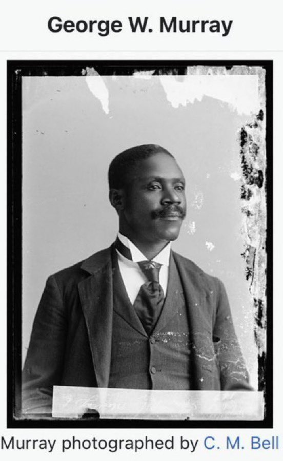 Jazzieeiswhoiam's tweet image. #OTD George Washington Murray (Sept 22, 1853 - Apr 21, 1926). Teacher, farmer, politician, elected in the 1890s as a U.S congressman from South Carolina. He was the only Black member in the 53rd and 54th Congresses. Because South Carolina passed a constitution in 1895 that