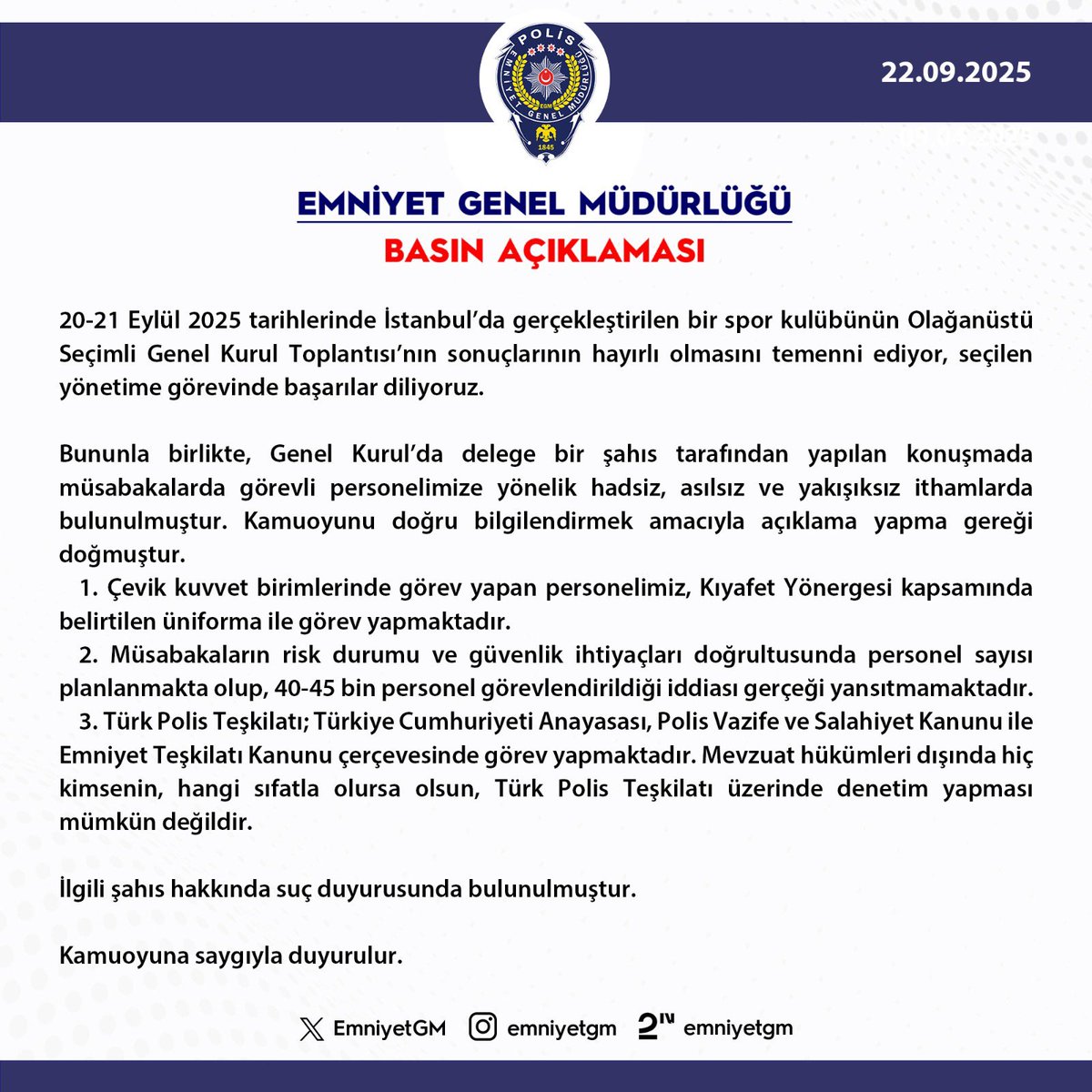 Türk Polis Teşkilatı (@emniyetgm) on Twitter photo 