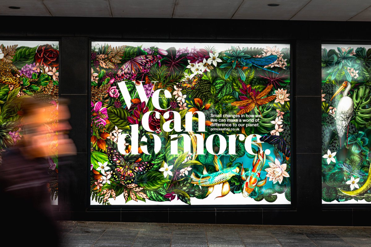 Princesshay's tweet image. It's We Can Do More Week 💚

Starting today we're going to be putting a spotlight on the sustainable initiatives that ourselves, retailers and restaurants are all adopting to make a difference to our planet. 🌍

#WCDM #WeCanDoMore #Sustainability #Princesshay #Exeter