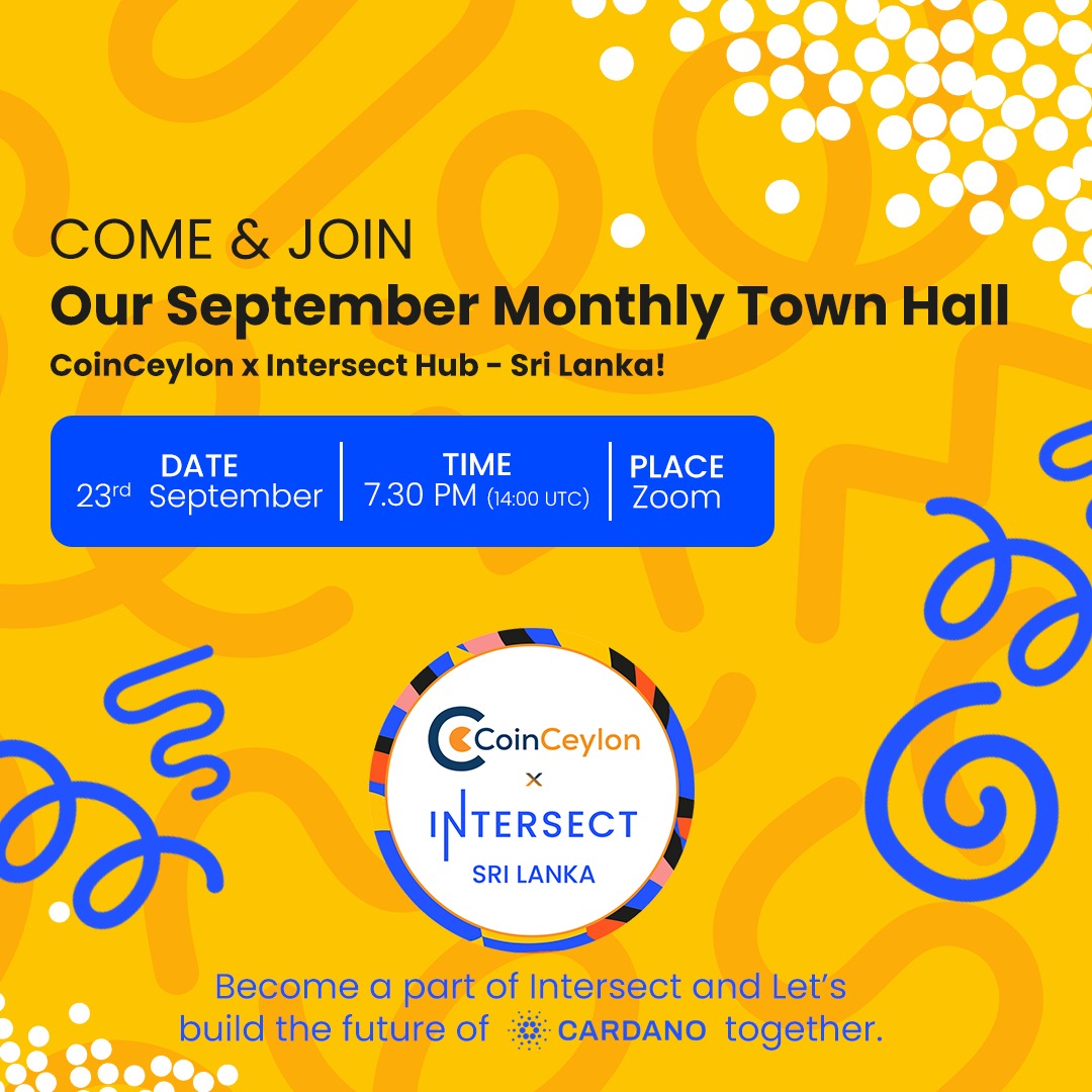Don’t Miss our September Monthly Town Hall! 🚀
Hear the latest updates from the Sri Lanka Hub + a special session with Intersect Board Candidates 🗳️
📅 Tomorrow | 23/09/2025
🕒 14.00UTC | 7.30PM Sri Lankan Time
📍Place - tinyurl.com/SeptTHCCInt