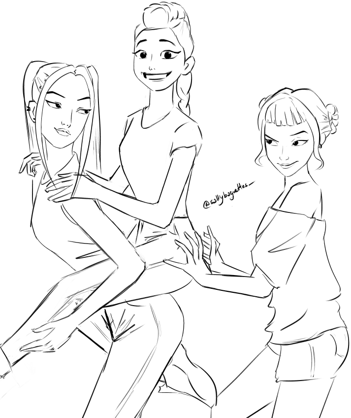 quick doodle to get this out of my system #Polytrix #KPOPDEMONHUNTERS