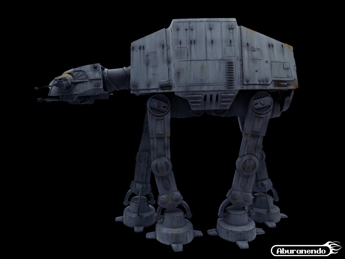 Ani_Kuzunishi's tweet image. 【製作代行依頼】mpc ?/? AT-AT 完成。ESBとROJの中間のイメージで製作（雪ナシ泥ナシ）。今回は頭部のレーザー砲と後部装甲板を追加したのみですが、充分カッコイイかと。脚の可動に難アリですが、個人的にはB社よりもmpcの方がサイズも含め満足感は高いと思いまス。
#mpc #StarWars #ATAT #製作代行