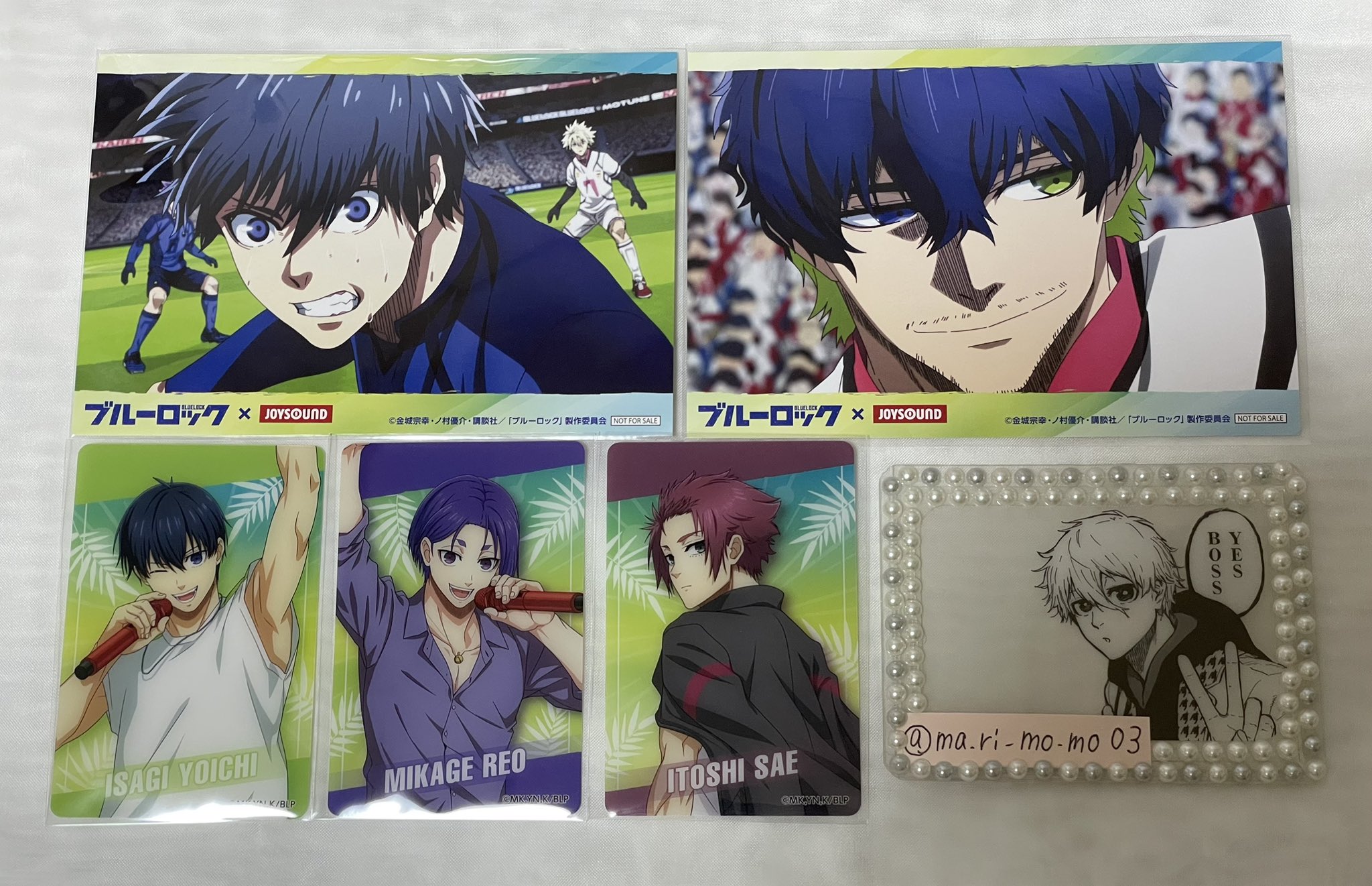 ブルーロック JOYSOUND ポストカード TVアニメ『ブルーロック』×JOYSOUND直営店コラボキャンペーン