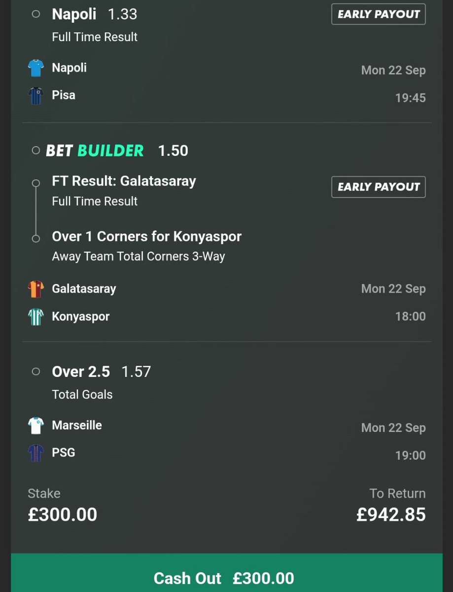 ⚽ Monday’s Mixed Treble ✅
🔥 3 solid picks combined for value!#BettingTips #FootballTips #MondayMotivation #Accumulator