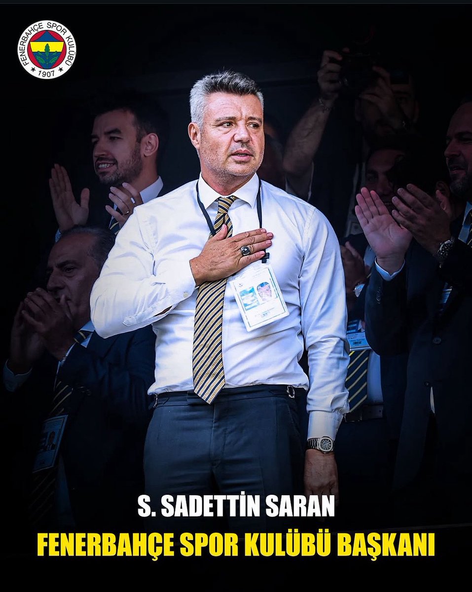 Fenerbahçe Spor Kulübü’nün yeni başkanı Sayın Sadettin Saran ve yönetim kurulunu gönülden tebrik ediyor, görevlerinde başarılar diliyoruz.
Fenerbahçe’mizi daha da ileriye taşıyacak bu yeni dönemde, bizler de her daim yanınızda ve destekçiniz olacağız.
Hoş geldiniz! 💛💙