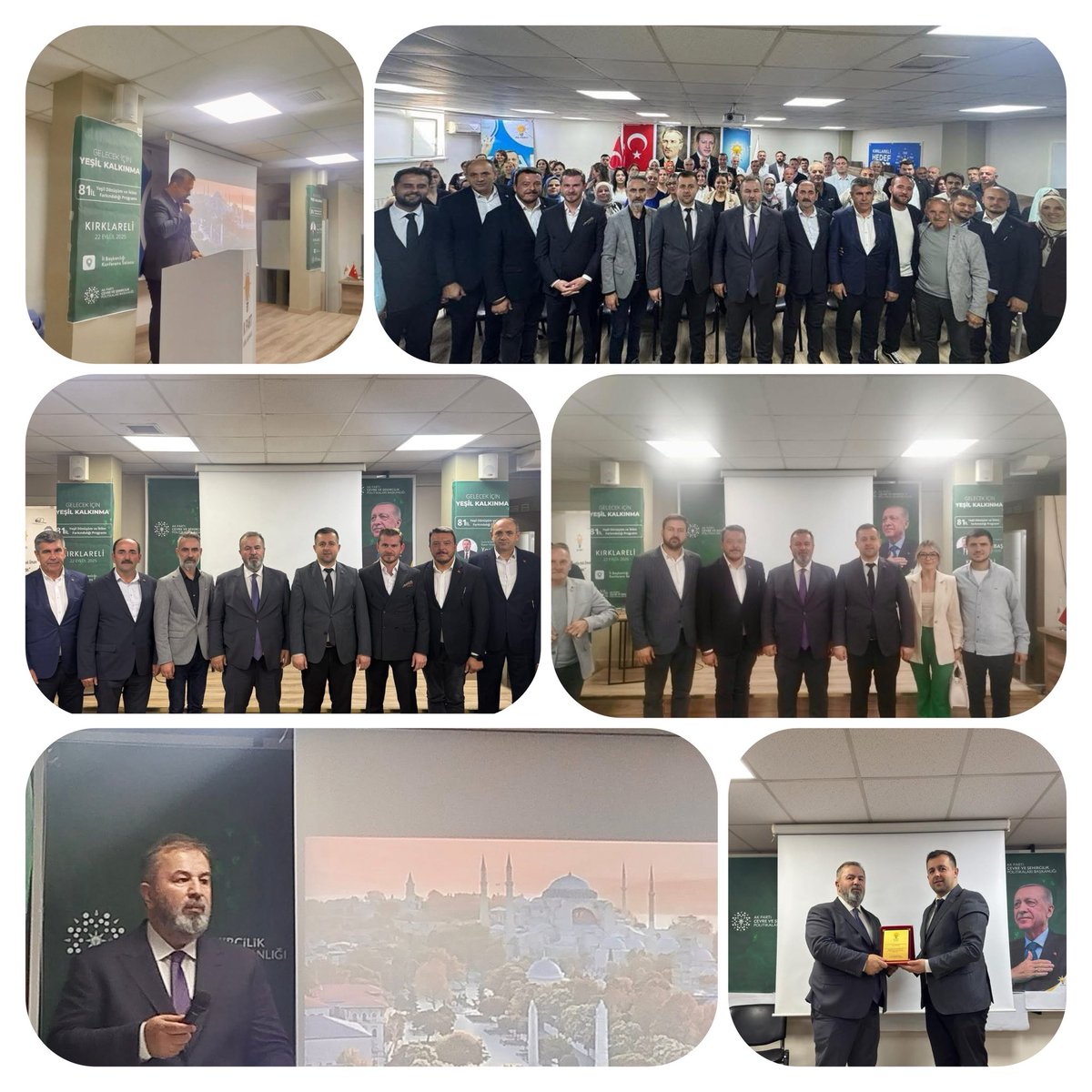Çevre ve Şehircilik Politikaları Başkan Yardımcımız Sn. Yaşar Baş’ın teşrifleriyle gerçekleşen “81 İl Yeşil Dönüşüm ve İklim Farkındalığı Programı”na İl Başkanlığımızda  teşkilatımız ile birlikte katılım sağladık.
Şehrimiz ve Ülkemizin geleceğine ışık tutan, değerli bilgileri