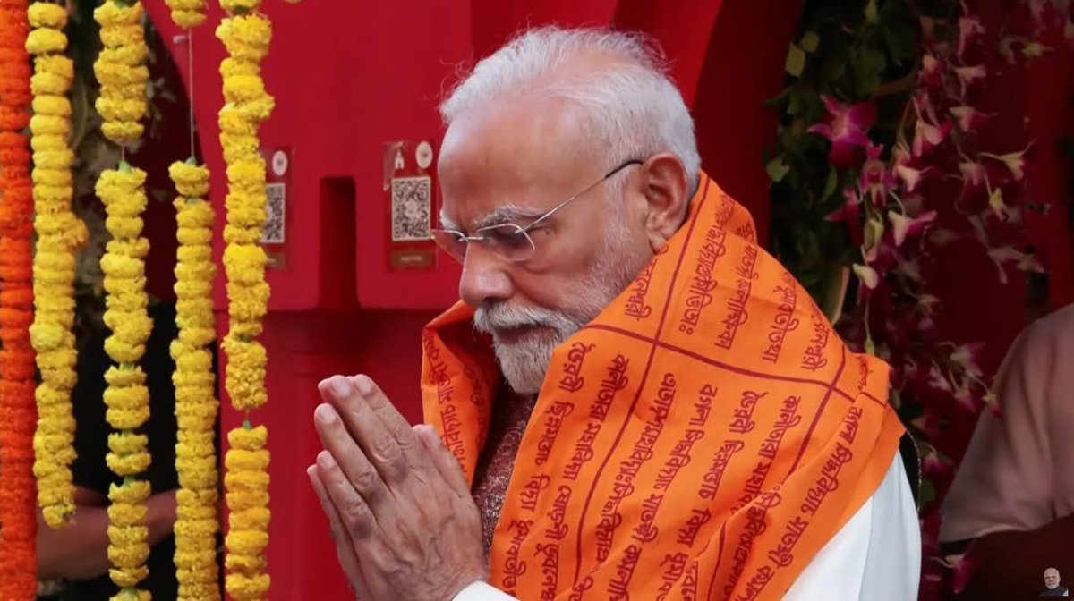 Samratroyofc's tweet image. মা&apos;য়ের দরবারে দেশের প্রধানসেবক!

#MatabariShaktiPithePMModi