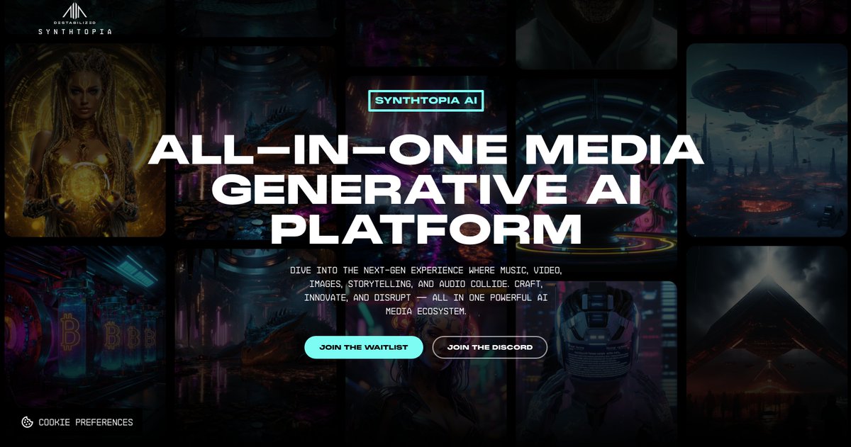 SYNTHTOPIA (@synthtopiaworld) on Twitter photo 📢 #SynthFam, the frontier has opened! ⚡️
Synthtopia.ai is now live for early access sign-ups!
👉 synthtopia.ai
Think of it as your command console into the future — where Operators are forged, not born ⚡️
Here you’ll create, collaborate, and explore with 📢 #SynthFam, the frontier has opened! ⚡️
Synthtopia.ai is now live for early access sign-ups!
👉 synthtopia.ai
Think of it as your command console into the future — where Operators are forged, not born ⚡️
Here you’ll create, collaborate, and explore with
