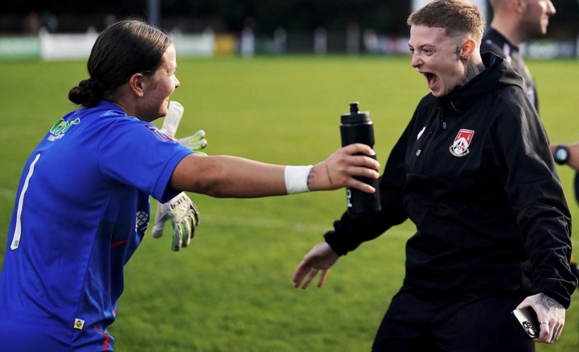 It means more ❤️

My first Women’s National League win as a Tier 4 manager, and I couldn’t be prouder to share it with this talented group. 

Week by week our performances have shown an upward trajectory, and today we proved what we’re capable of. We continue to build.