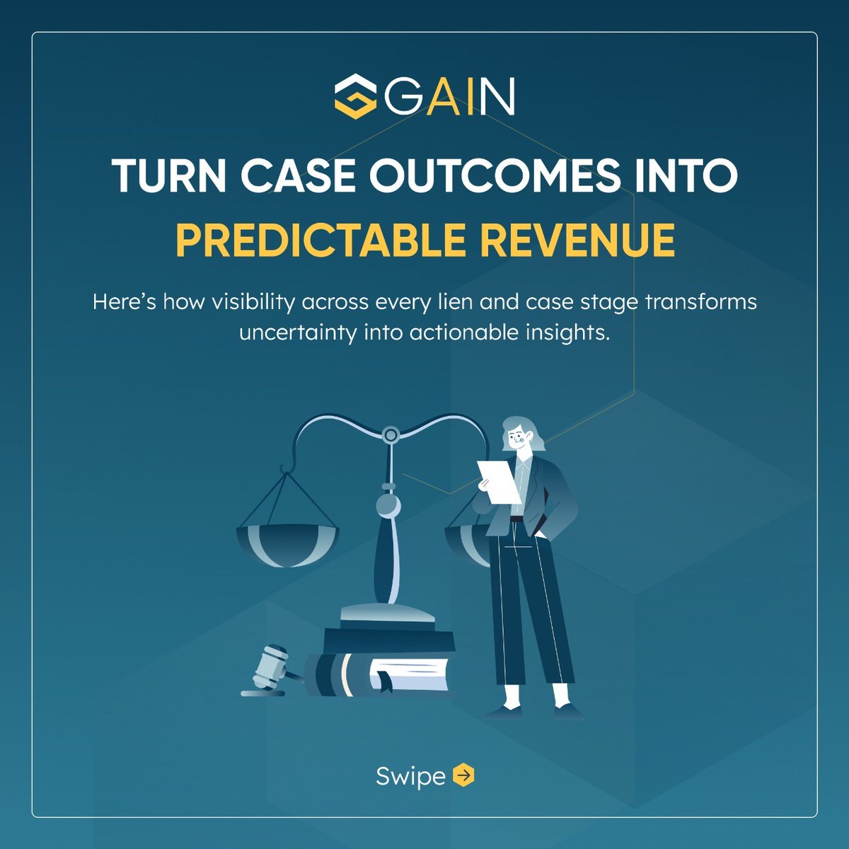 gainservicing's tweet photo. In PI law, every case isn’t just a file—it’s revenue. But open liens, delays &amp; poor tracking hurt collections. Gain links case outcomes to collections so firms forecast with confidence. DM us to learn more.
#PersonalInjuryLaw #Collections https://t.co/KDUfgP0jR1