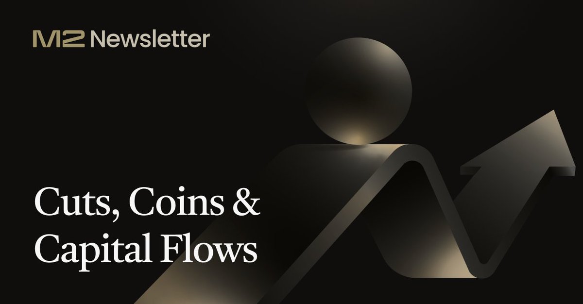 M2Exchange's tweet image. Fed delivers a 25 bps ‘starter cut’ to 4.00 - 4.25% -Powell signals patience as jobs cool &amp;amp; tariff-driven inflation lingers. Meanwhile, stablecoin adoption spreads from Bolivia showrooms to China’s CNH debut, and BitGo eyes a $90B IPO.

Read more:  linkedin.com/pulse/shallow-…