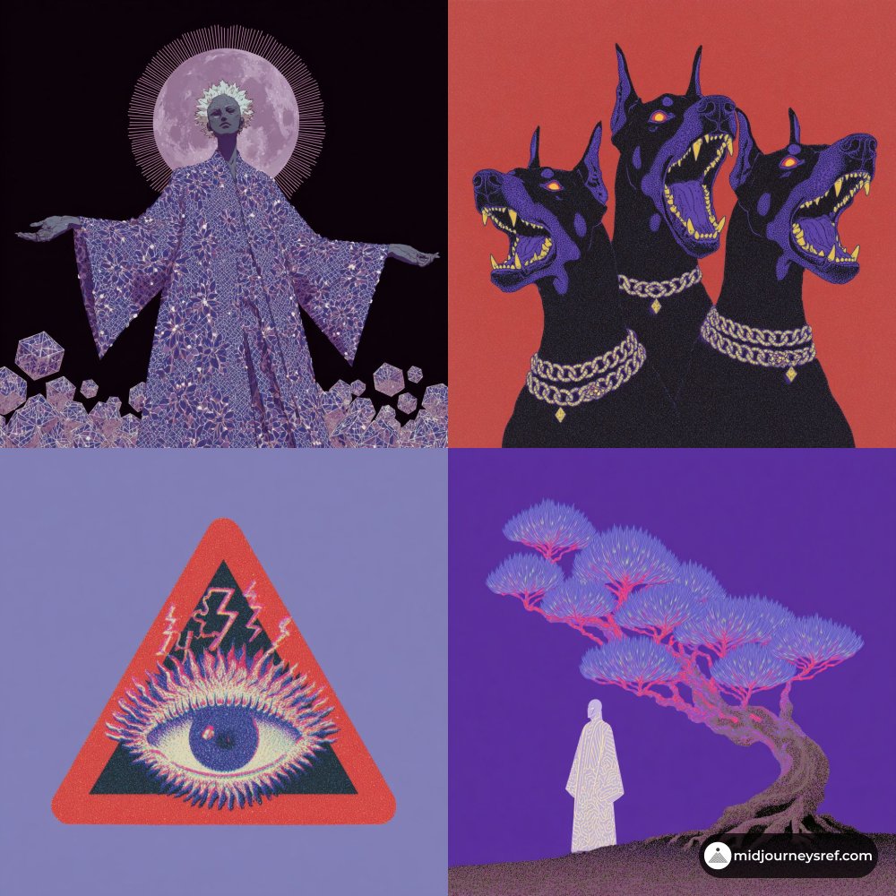 Steal this Neo-Mystic Art Deco look in MJ V7 🔮
Drop --sref 3851440758 + ethereal, crystalline, luminous; bold purples/blues, geo+organic, sculpted light. Killer for album covers, luxury, sci-fi 💎#midjourney #sref