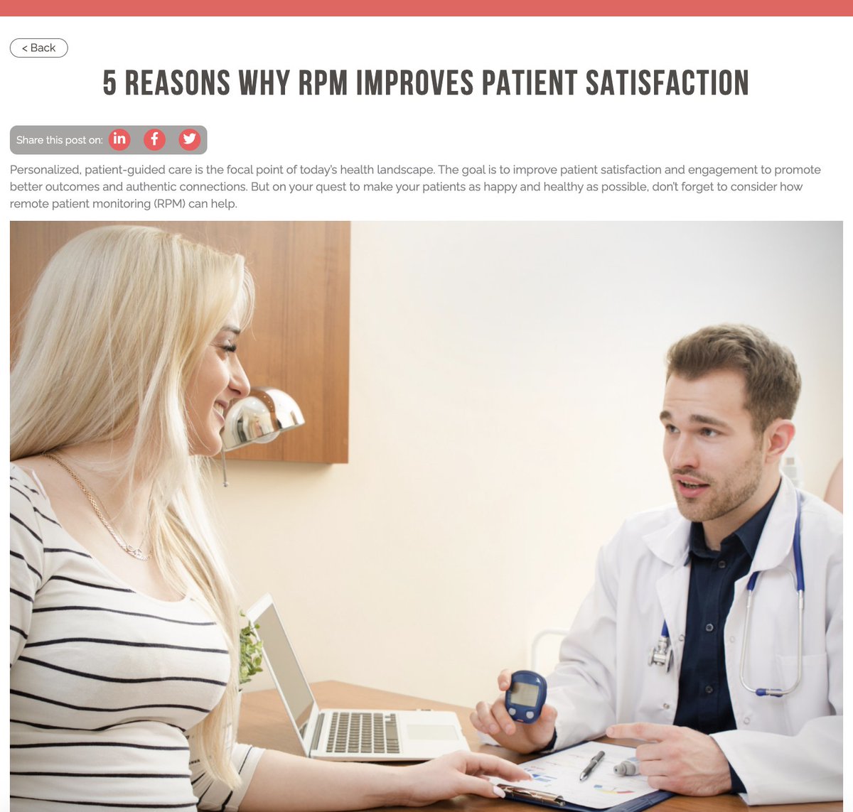 Happy patients = better outcomes. CoachCare RPM improves satisfaction by boosting communication, trust &amp; health insights—all from home. 🩺📲 bit.ly/4mJVJ1W 

#PatientExperience #RPM #DigitalHealth